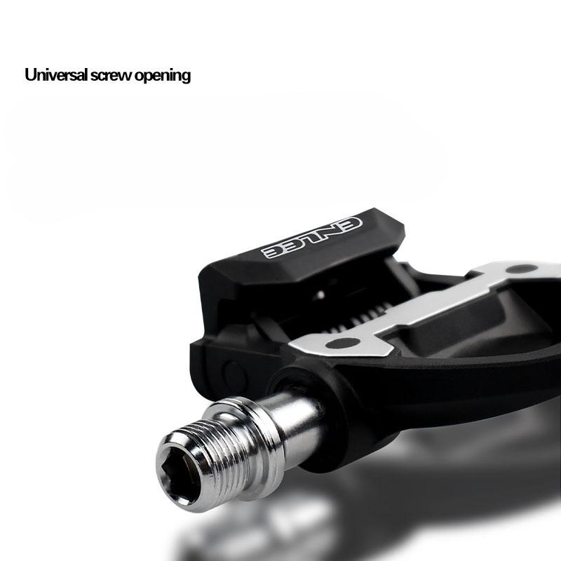 ENLEE Road Bike Lock Pedal Nylon Self-locking Pedal with Lock Plate Pedal SPD-SL System Lock Plate 6 Degrees