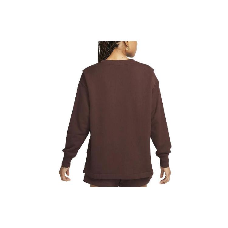 New Nike Sweatshirts Women's Dark Brown DV7802-227