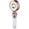 double-sided unique shower head bathroom 3 kinds of spray water-saving filter round rainfall adjustable nozzle booster sprayer