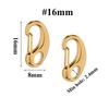 5Pcs Stainless Steel D Lobster Clasps Necklace Hooks Chains Connectors Bracelet Making DIY Jewelry Supplies Accessories