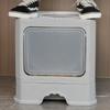 Extra Large Totally Closed Cat Litter Box-Drawer Type Anti-Splash Cat Sandbox Detachable Odor Removal Cat Litter Pan Cat Toilet