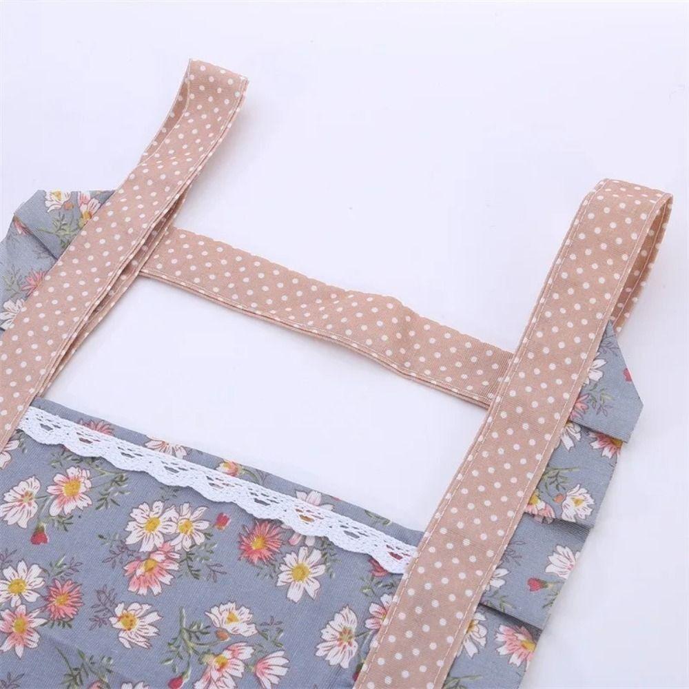 1Pcs Cross Back Japanese Apron Baking Florist Maid Dress Apron New Kitchen Cooking Aprons  Women