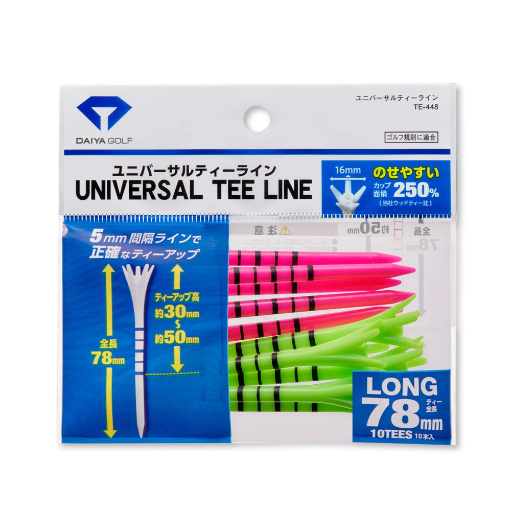 

DAIYA GOLF Golf Tee Universal Tee Line Color TE-448