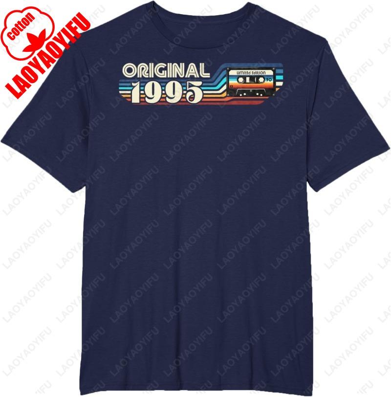 ORIGINAL 1995 30th Birthday Retro Vintage Men Women Gift TShirt Classics Funny Streetwear Comfortable Cotton Graphic Camisetas