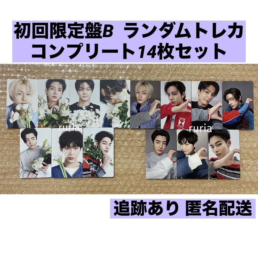 [USED] ENHYPEN YOI First Press Limited Edition B Trading Card Flower Heart Complete 14 Pieces
