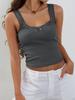 Y2k Girl Fashion Basic Lace Dress Top With High Elasticity For Streetwear Style