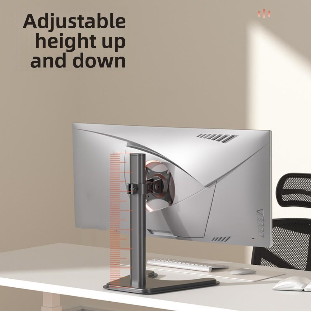 Adjustable Desktop Monitor Holder Large Base PC Screen Stand Bracket Computer Monitor Stand  School