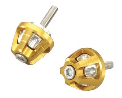 Kitaco 506-1157210 Union Bar End Cap (Left and Right 1 Set), Grom, Giorno, Tact, Etc., Gold