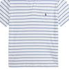 Polo Ralph Lauren Striped Cotton Linen Short Sleeve Polo Shirt Kids Tops White 323965876-003