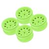 1.9in Wheel Rims RC Beadlock Wheels Rims for Axial SCX10 for Traxxas 110 RC Crawler Cars Green