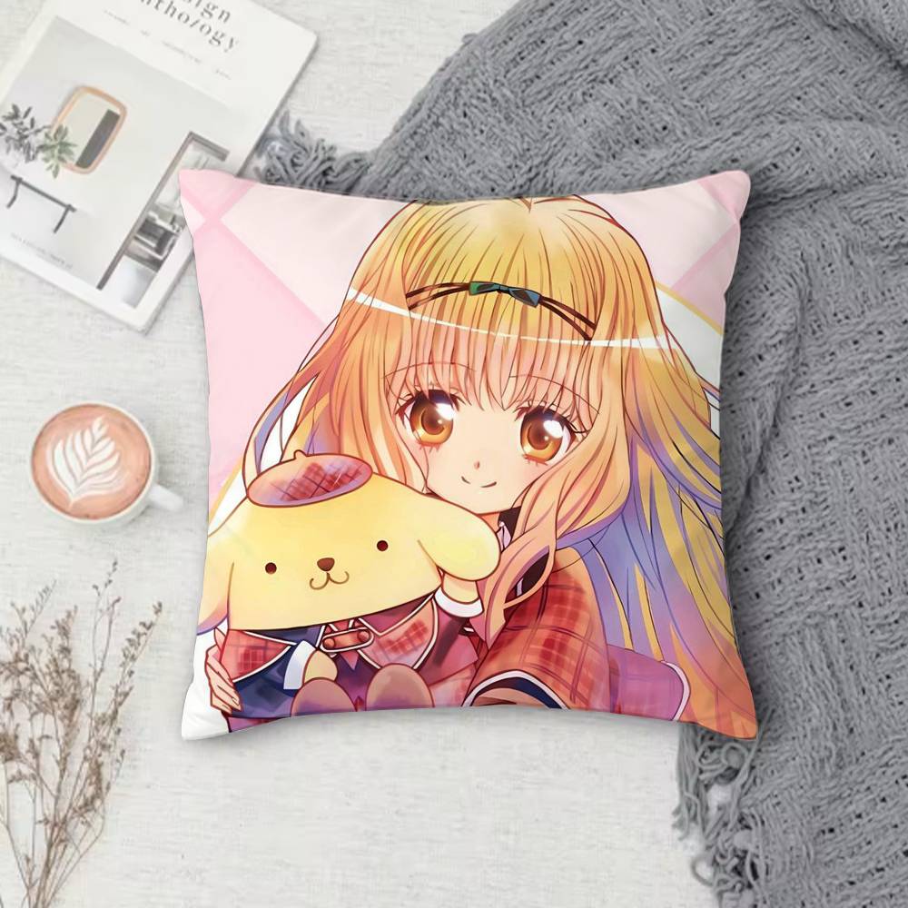 

SShugo Chara Doublesided Printed Square Decorative Cushion Cover for Sofa Living Room Home Decor 30x30 cm