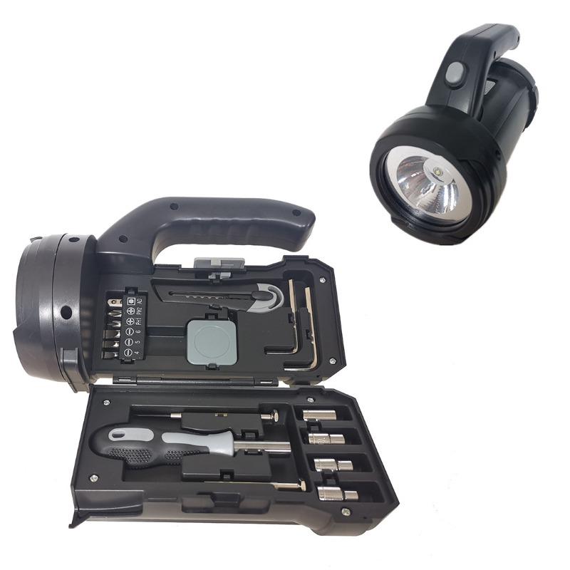 Outdoor Household Lighting with Flashlight Kit, Handheld Lamp Hardware, Convenient and Practical Set, Lightweight and Portable