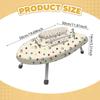 Folding Mini Iron Board Portable Tabletop Ironing Board with Removable Cover for Laundry Room College Studio Apartment