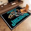 1pc Jacksonville Jaguars Logo Print Area Rug - Soft, Washable Non-Slip Indoor Mat, Living Room, Home Office Decorative Rug,Office Decorative