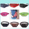 Borsello da vita impermeabile alla moda con tasche con cerniera multi-organizzate