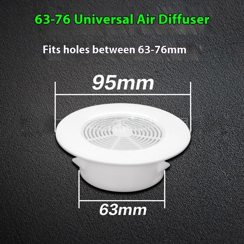 1 Piece Kitchen Bathroom Parts Air Vent Extract Valve Grille Air Conditioning Hole Cover Dust Plug Wall Ducting Decorative Cap
