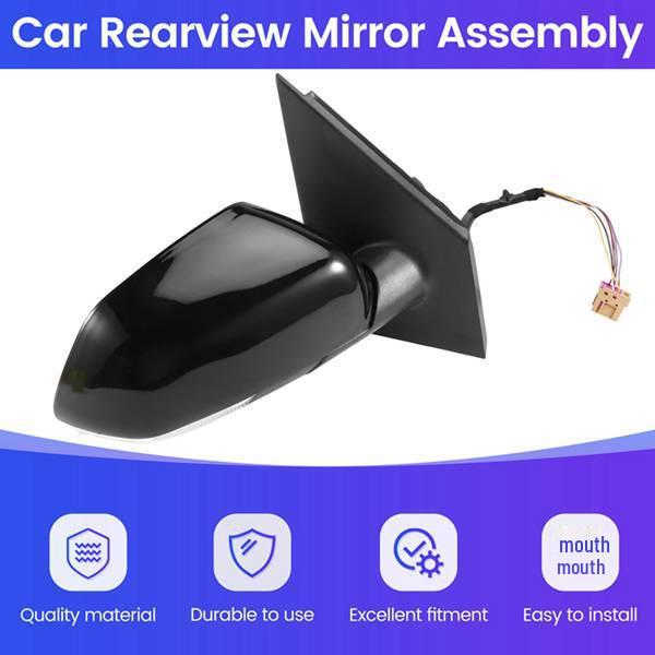 Фольксваген Поло (06-10) Сборка правого зеркала заднего вида с указателем поворота None