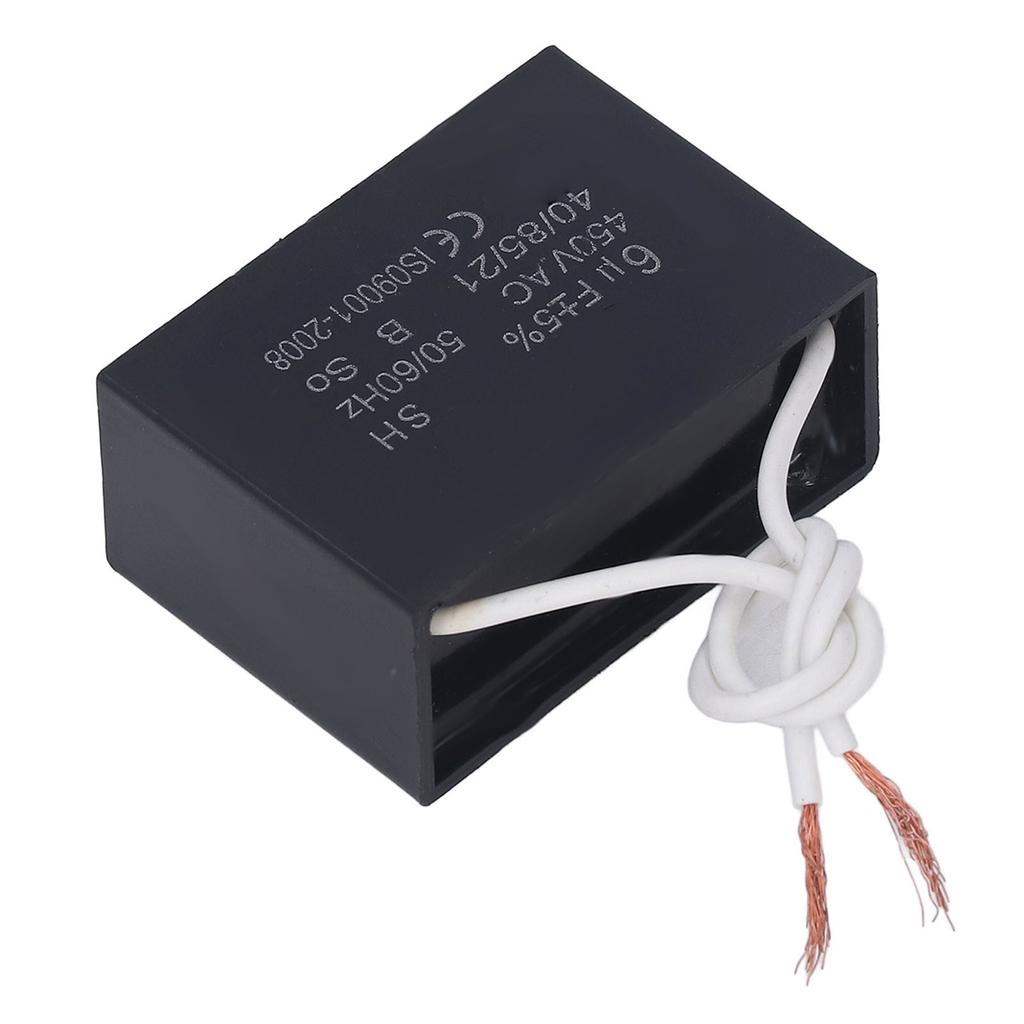 Start Capacitor 450V AC 6microfarad 5060Hz Motor Run Accessory Part for Fan Pump Generator