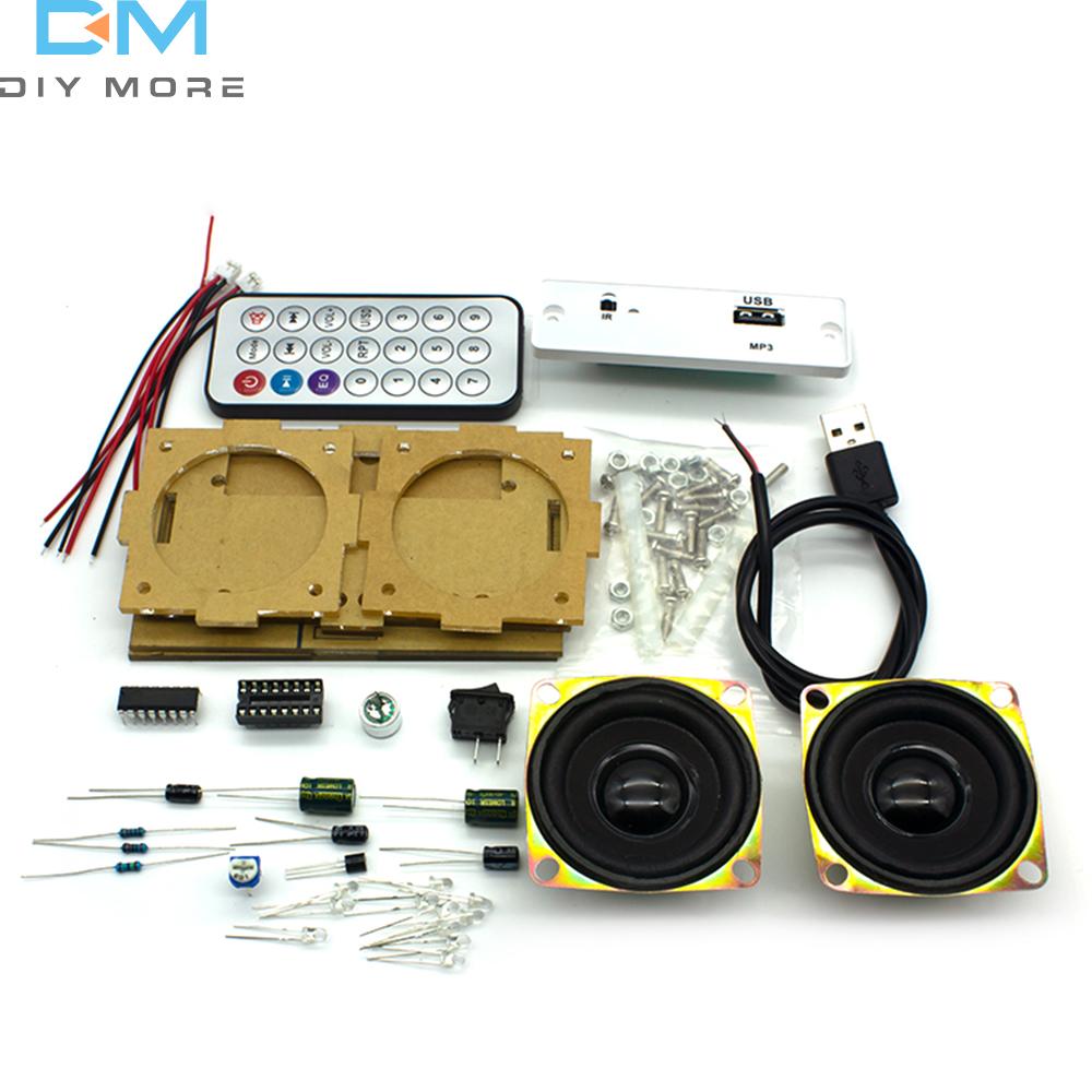 DIY Bluetooth Speaker Kit Electronics Soldering Project Practice Solder Assembly DIY Electronic Kit Component 3W*2 Speaker