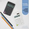 Colorful Solar-Powered Mini Calculator for Exams and Office