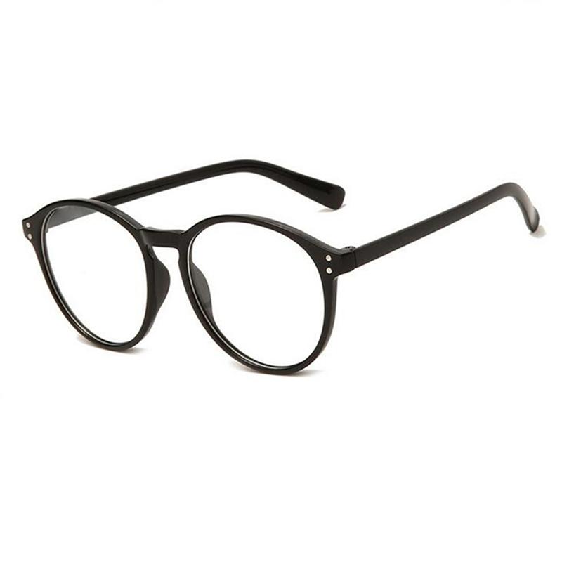

Black Frame Round Myopia Glasses Finished Women Men Blue Light Blocking Short-Sight Eyewear Diopter 0 -1.0 -1.5 -2.0 To -6.0 0