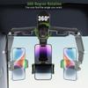 Car Phone Holder - 1080 Multifunction Sun Visor Universal 360 Rotating Cell Phone  Mobile Mount for Vehicle Rear View Mirror