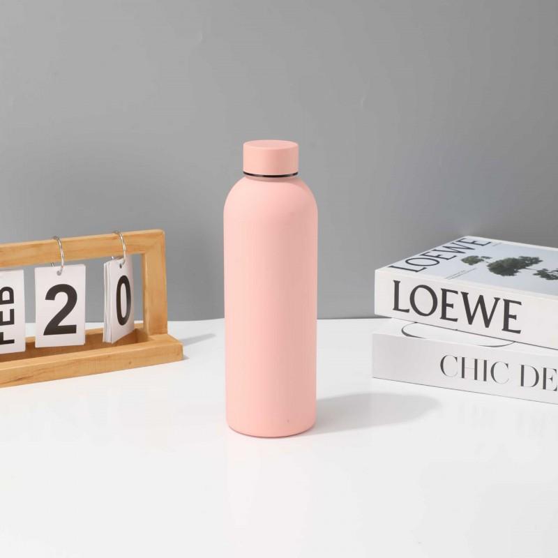 Stainless Steel Vacuum Insulated Travel Mug 500ml Double Wall Leakproof Sport Water Bottle Outdoor Hiking Gym