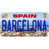 Vintage Metal Tin Sign Rome License Plates Wall Art Decoration for Cafe Bar Garage