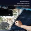 Faltbarer Einziehbarer Auto-Windschutzscheiben-Sonnenschutz UV-Schutz Wärmeisolierung Auto-Sonnenschutz Einfache Lagerung für Familienautos