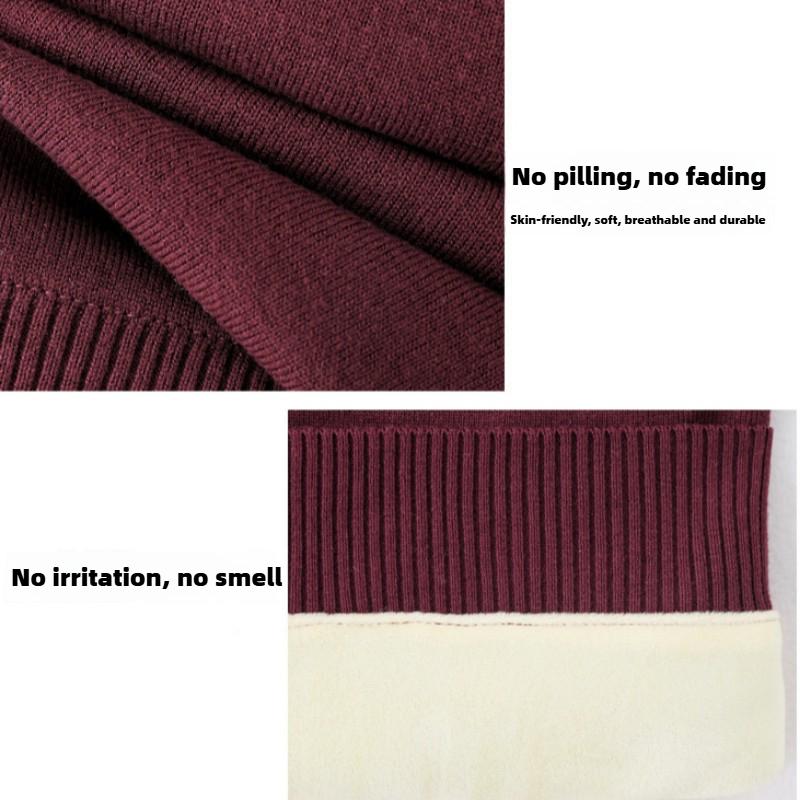 Parent-child Clothing for Boys and Girls, Sweater Vest, Warm Fleece Knitted Vest, Autumn and Winter Thickened Vest