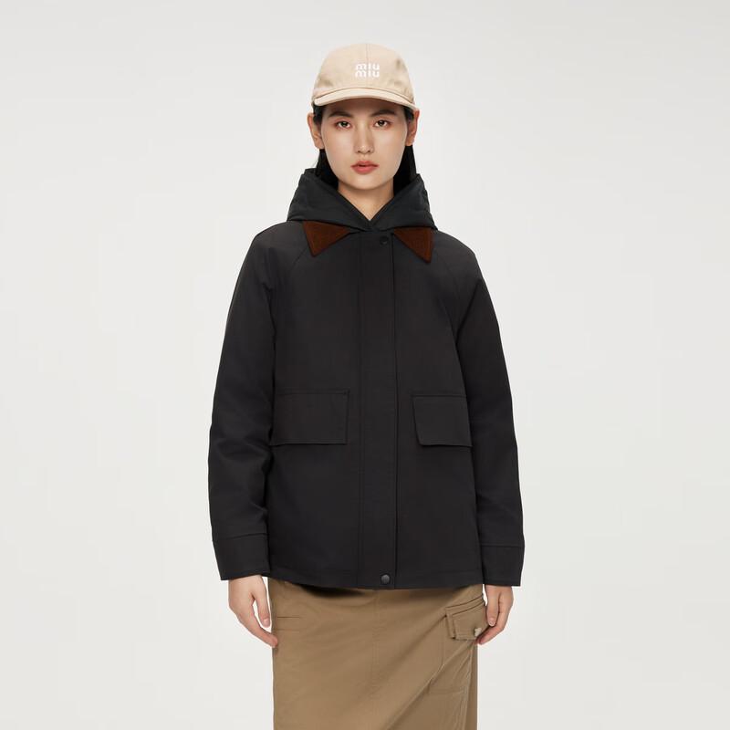 Aileiyi Women's Workwear Style Lightweight Two-Piece Down Jacket