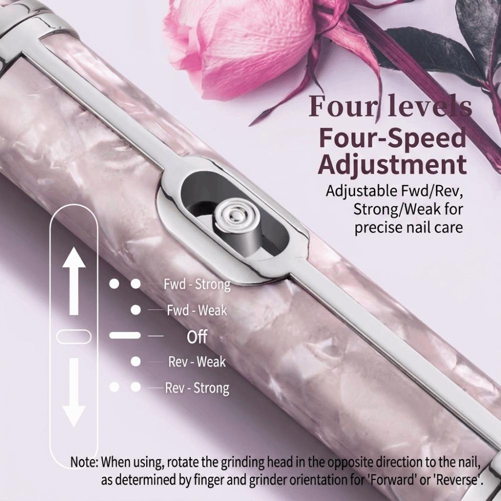 Rechargeable Nail Drill Bits Set Cordless Nail Polishing Machine Nail File Machine Nail Salon