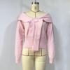 Women's Autumn/Winter Cross-Border Bow Collar Knit Sweater Pullover