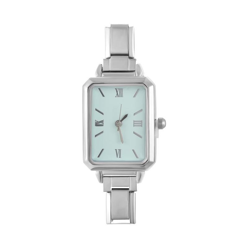 Y2K 9MM Width Italian Charm Round and Square Simple Elastic Watch Bracelets Bangle For Friend Wife Birthday Gift DIY Jewelry