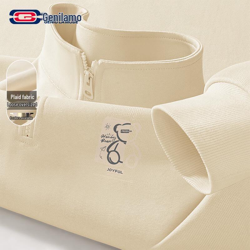 

GENIOLAMODE Men s Half-Zip Pullover Sweatshirt XL