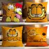 Popular G-GGarfield Cushion Cover Soft Washable Pillow Case Multi-Scene for Couch Bed Travel Office Use