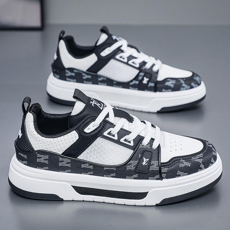 Moda pentru bărbați Pantofi de skateboard ocazional de jos pentru băieți Pantofi comozi Studenți de sex masculin Trend Talpă moale Clasic Respirabil Sală de sport Anti-alunecare