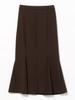 Back Slit Mermaid Skirt for Brown 1 [Ray Beams] Women,