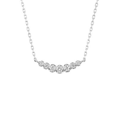 Diamant K18 Weißgold Halskette 111721123208 [Yondo Sea] (WG) Damen