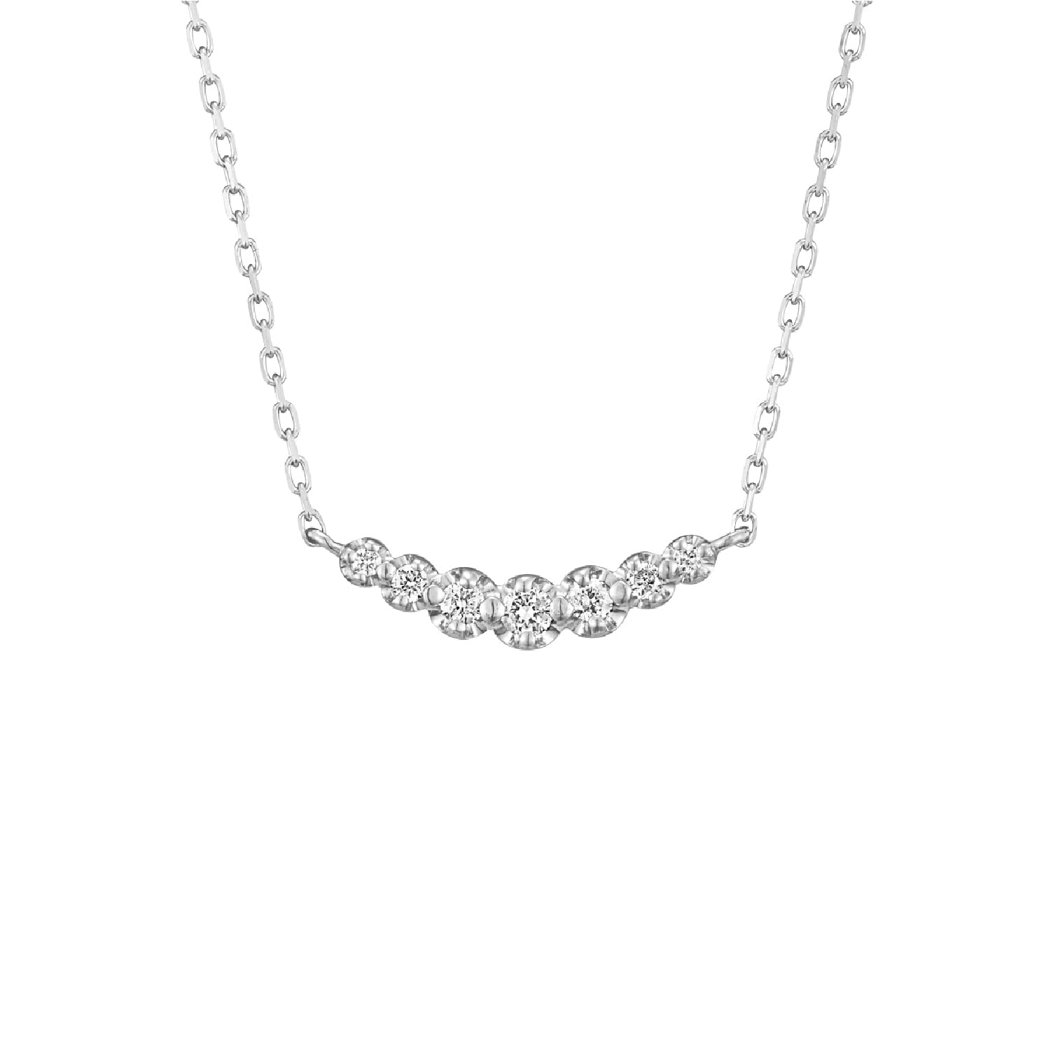 

Намисто з білого золота K18 з діамантом 111721123208 [Yondo Sea] (РГ) Жіночі