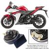 2pcs DC 12V 105dB Two Tone Motorcycle Car Snail Speaker Horn Waterproof Dustproof