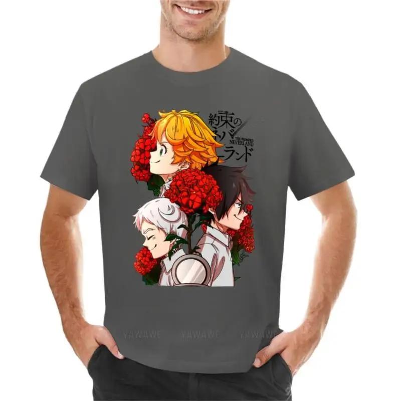 Man T-shirt O-neck Top Teeshirt The Promised Neverland - Hope T-Shirt Funny T Shirts Sweat Shirt Clothes for Men