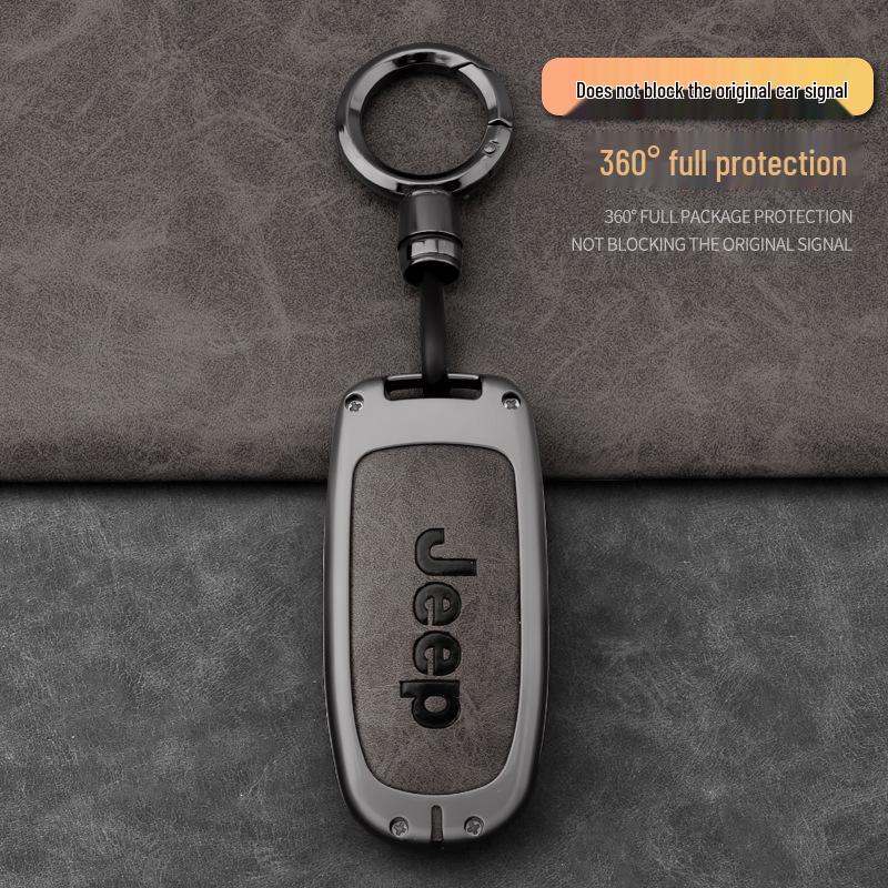 Compatible Key Cover for Jeep Compass, Grand Cherokee, Renegade, and Commander.