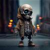 Photo Props Unique Design Spooky And Funny Dress Up Props Halloween Decoration Striking Desktop Decorations Skull Doll Ornaments