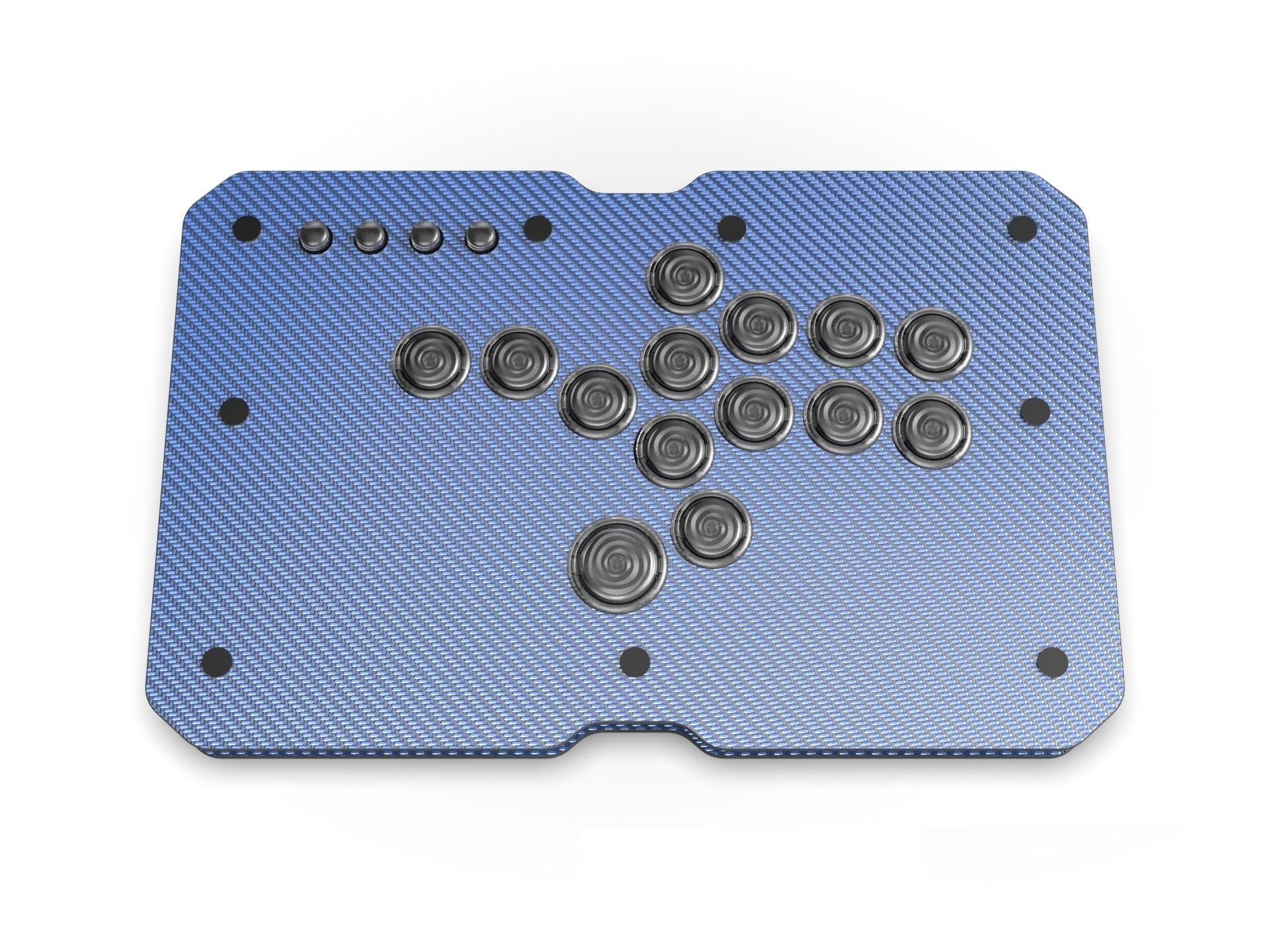 

PUNK WORKSHOP MINI BOX CARBON Punk Workshop Arcade Stick Gaming Mouse (Type B, Blue) синій