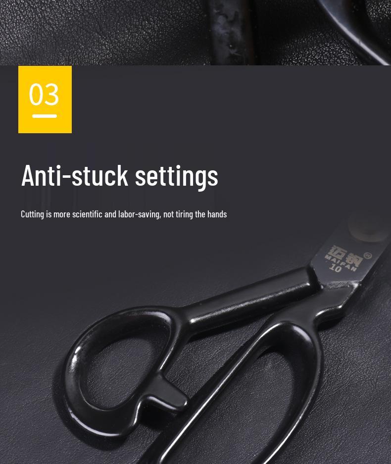 Maifan Professional Tailor Scissors: 8-12 Inch Clothing and Household Sewing Scissors