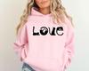 Autumn And Winter Love Cat Pattern, Printed Long-Sleeved Top Trendy Fashion Women'S Hooded Sweater