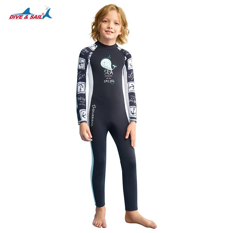 Kinder 1,5mm Neopren Neoprenanzug Schnorcheln Tauchen Surfen Quallenschutz Ganzkörper Langarm Warm