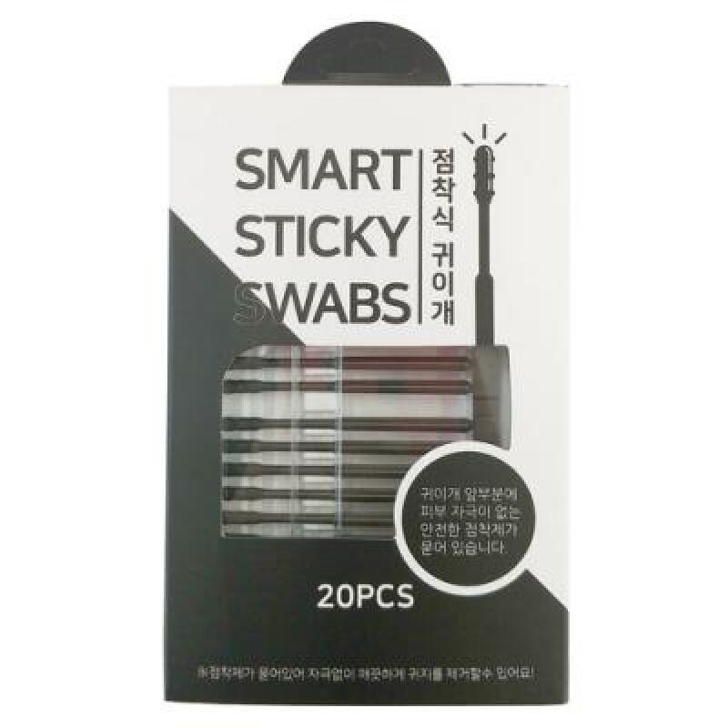 

20-pack of adhesive earpicks for earwax removal and ear cleaning 7298