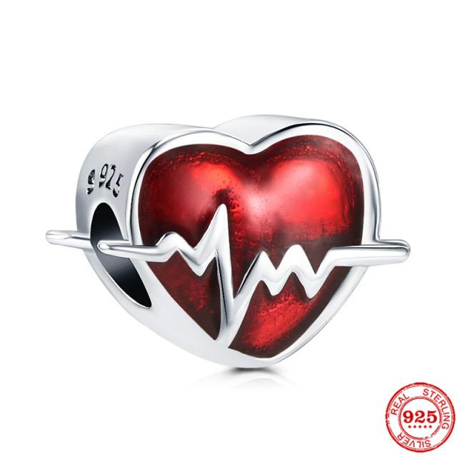 Fit Original  Bracelet Silver 925 French Fries  Chocolate Ice Cream Candy Charm Bead  DIY Jewelry for Women